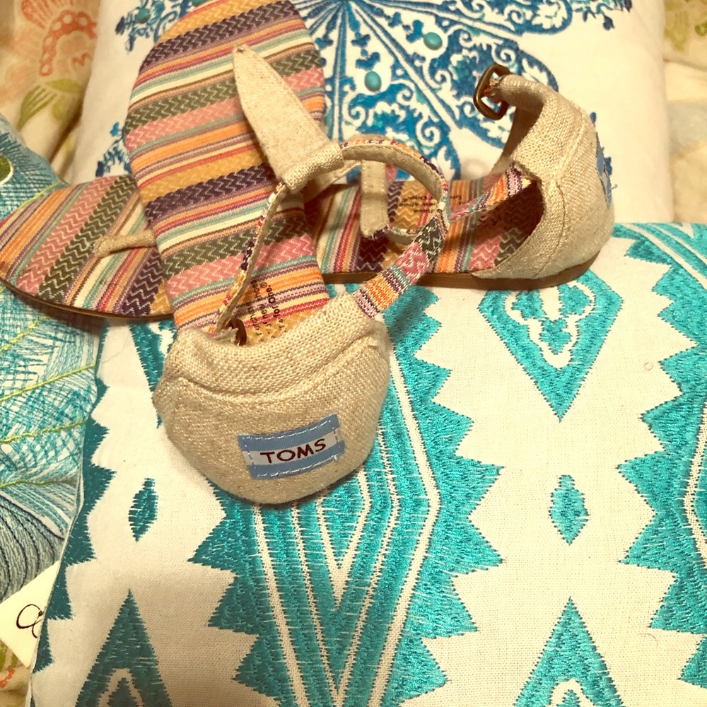 Toms Burlap Colorful Sandals